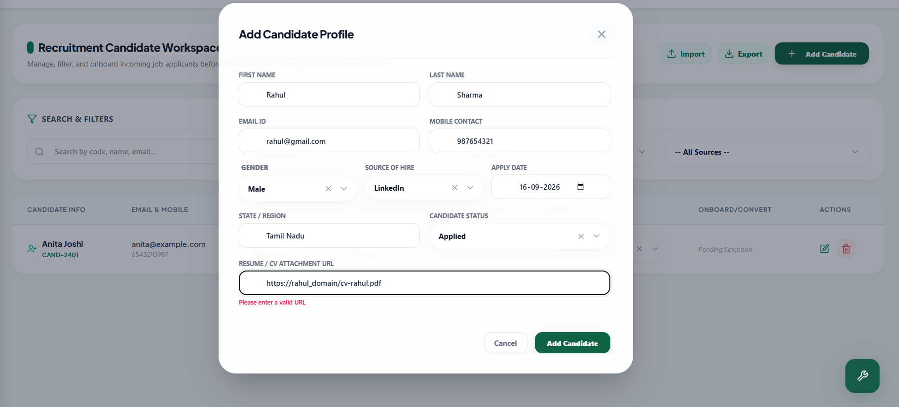 HRMS Portal