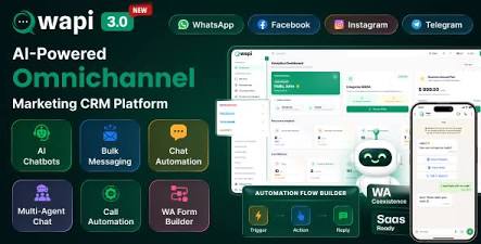 Isaii Leads WhatsApp CRM interface.