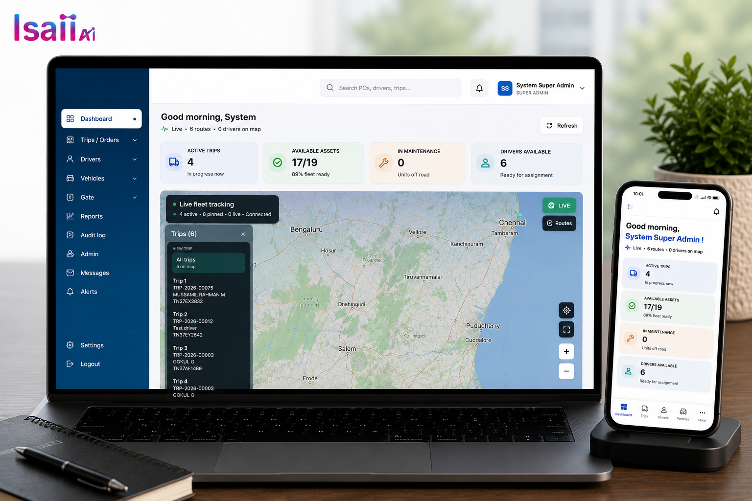 GK Industries – Transport Management System